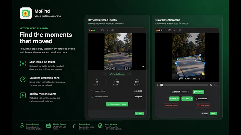 MoFind screenshot 1 (video preview)