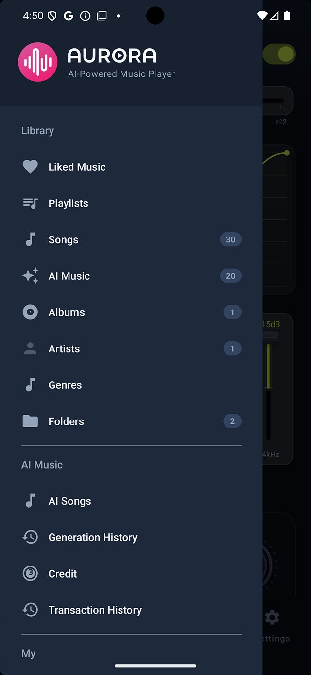 AI Music Player - AURORA gallery image