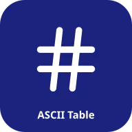 ASCII Character Table