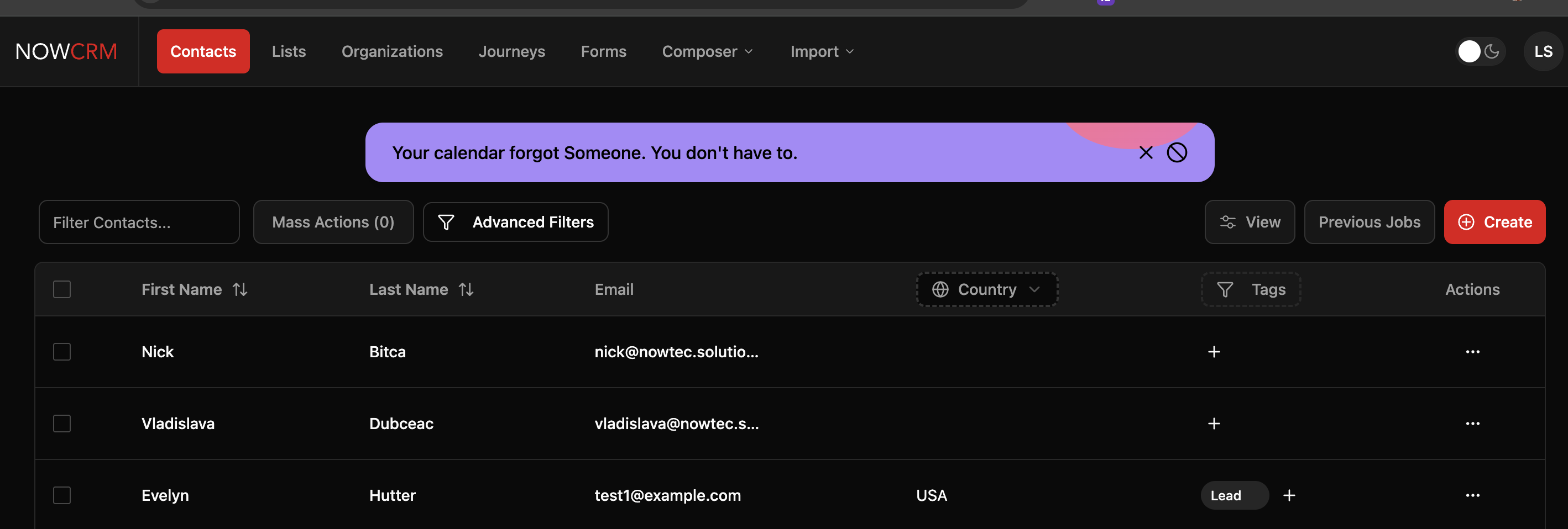 nowCRM - open source CRM for NGOs gallery image