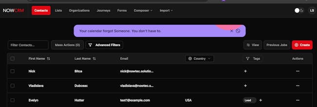 nowCRM - open source CRM for NGOs gallery image
