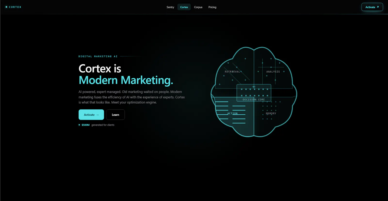 Cortex screenshot 1