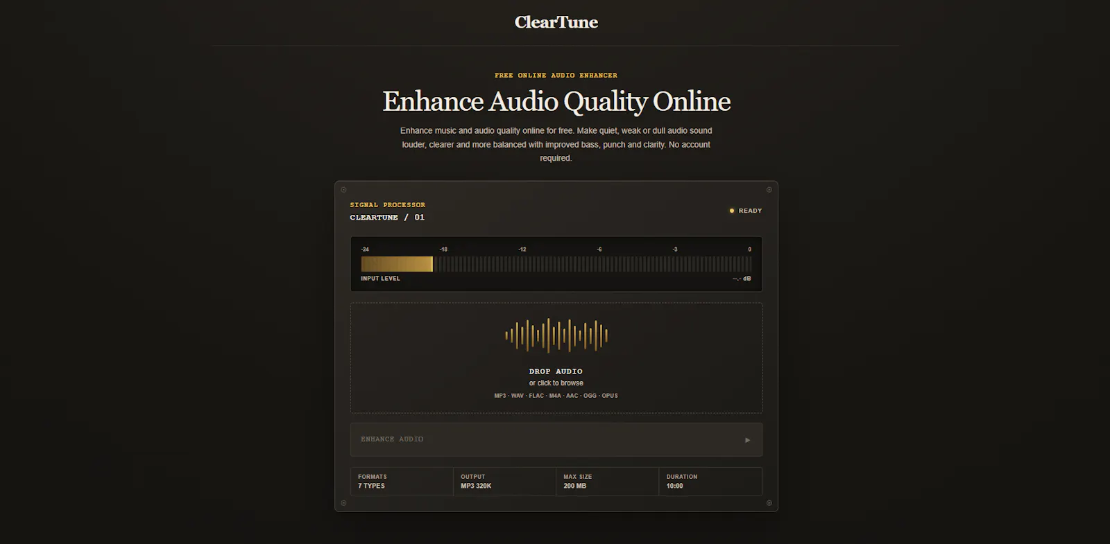 ClearTune screenshot 1