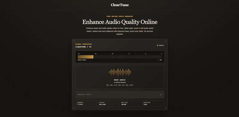 ClearTune screenshot 1