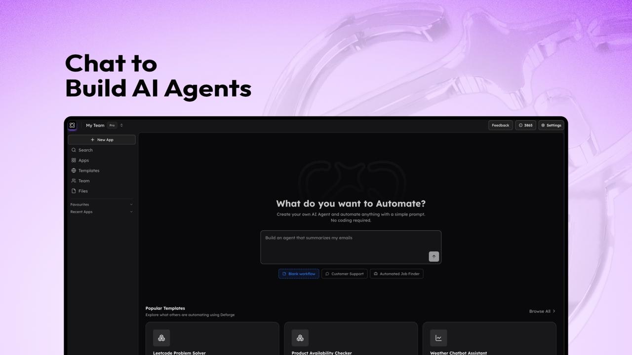 Deforge - Screenshot 2 showing product features and functionality