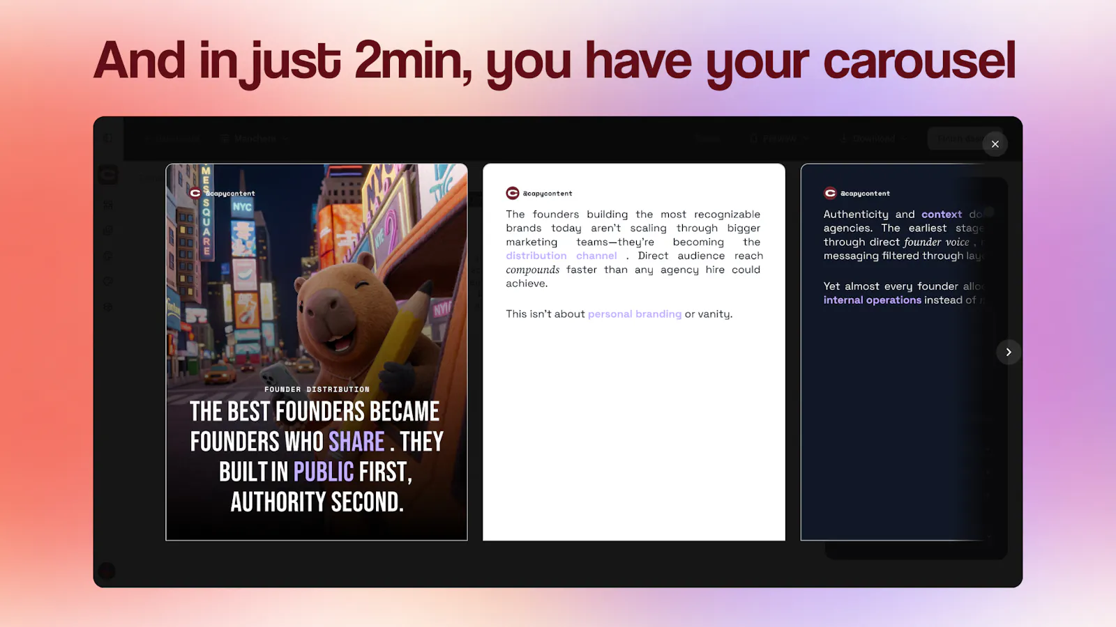 CapyContent screenshot 8