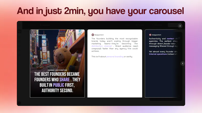 CapyContent screenshot 8