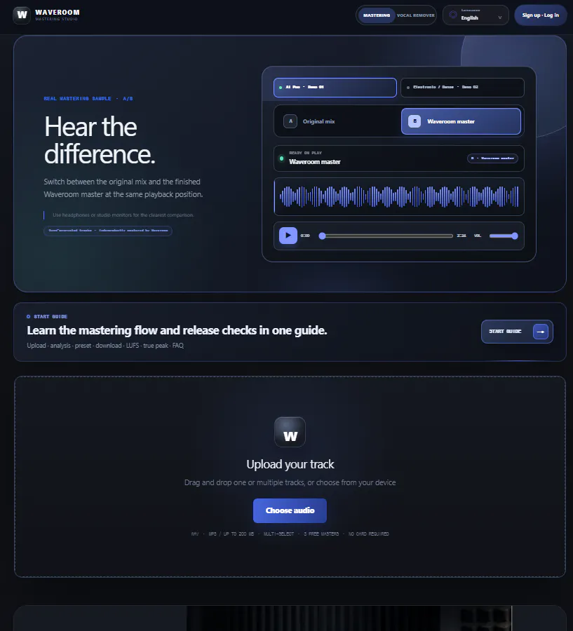 Waveroom Mastering gallery image