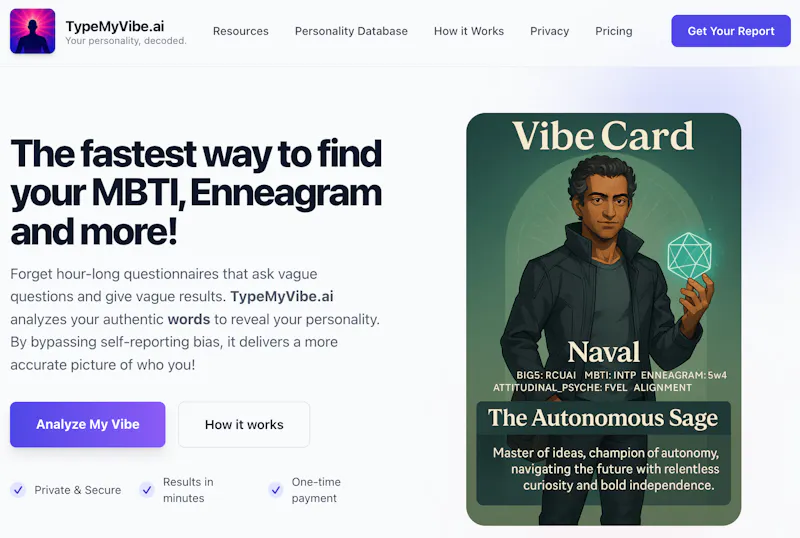 TypeMyVibe screenshot 1