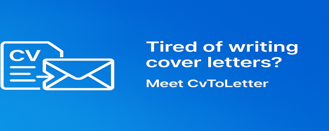 cvtoletter - AI Cover Letters จาก CV ของคุณรายละเอียดงานใด ๆ media 3