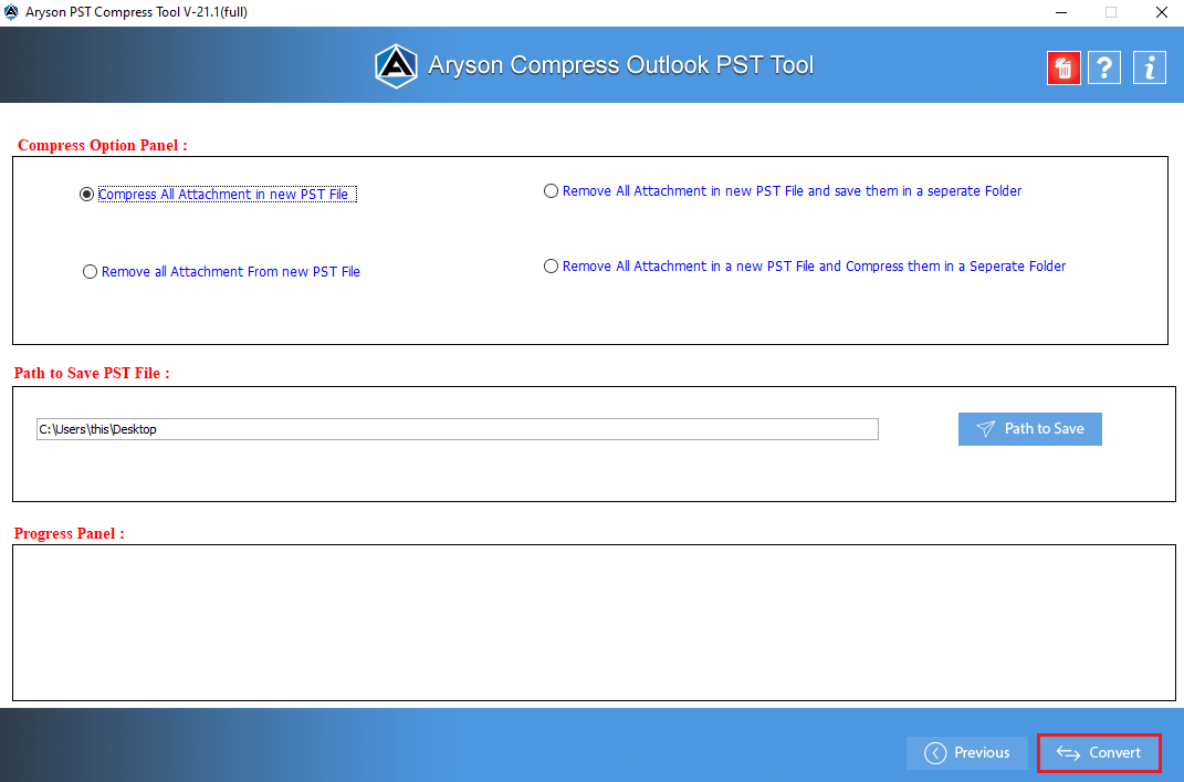 Aryson PST Compress Tool gallery image