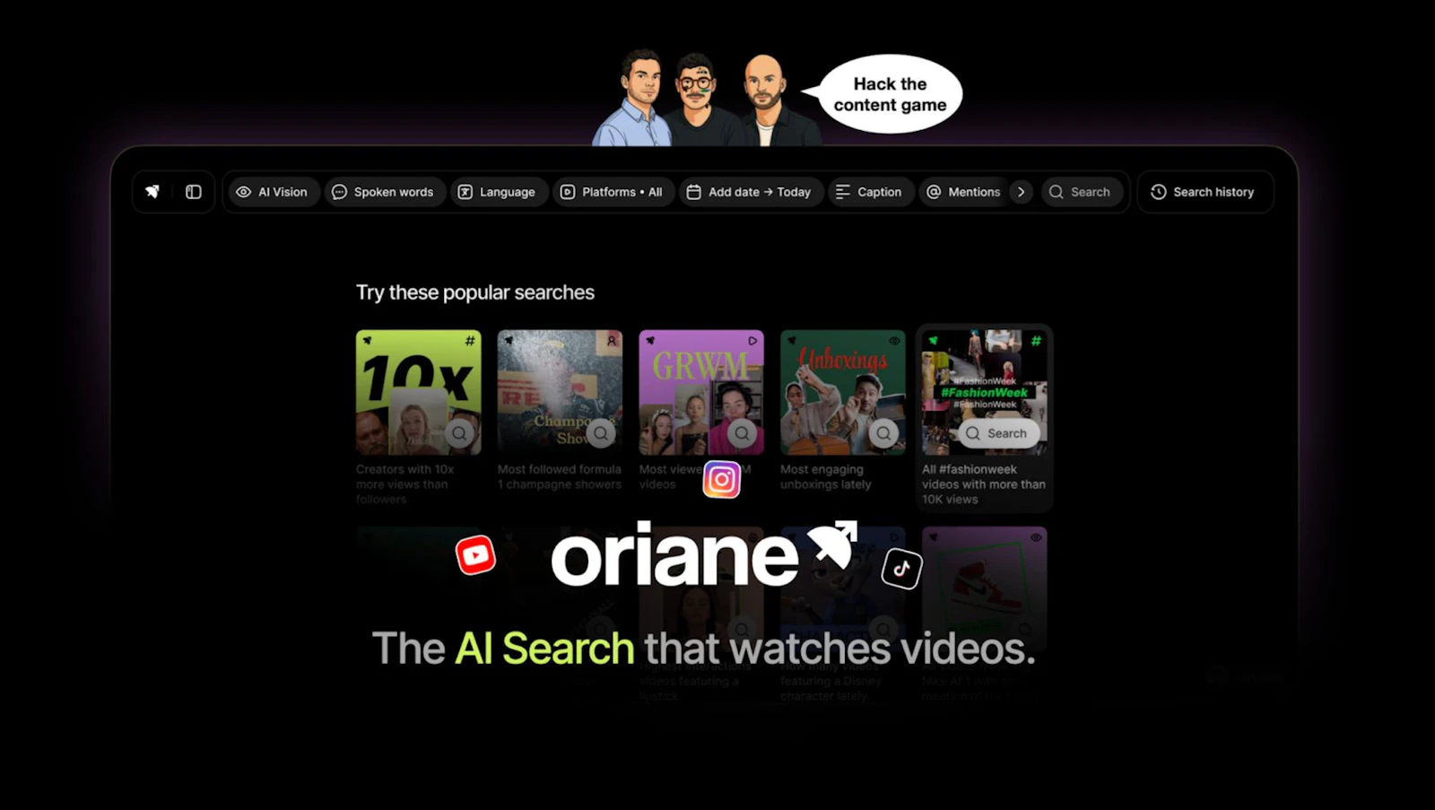 Oriane screenshot 2