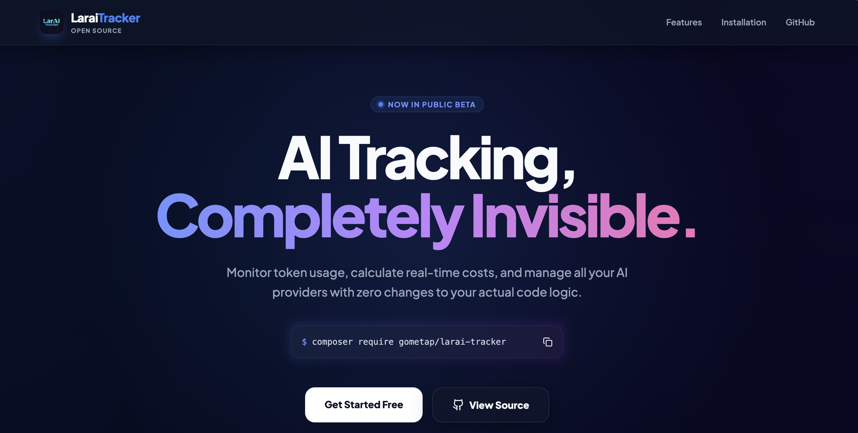 Larai Tracker gallery image