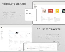 eLearning Planner Notion Template gallery image