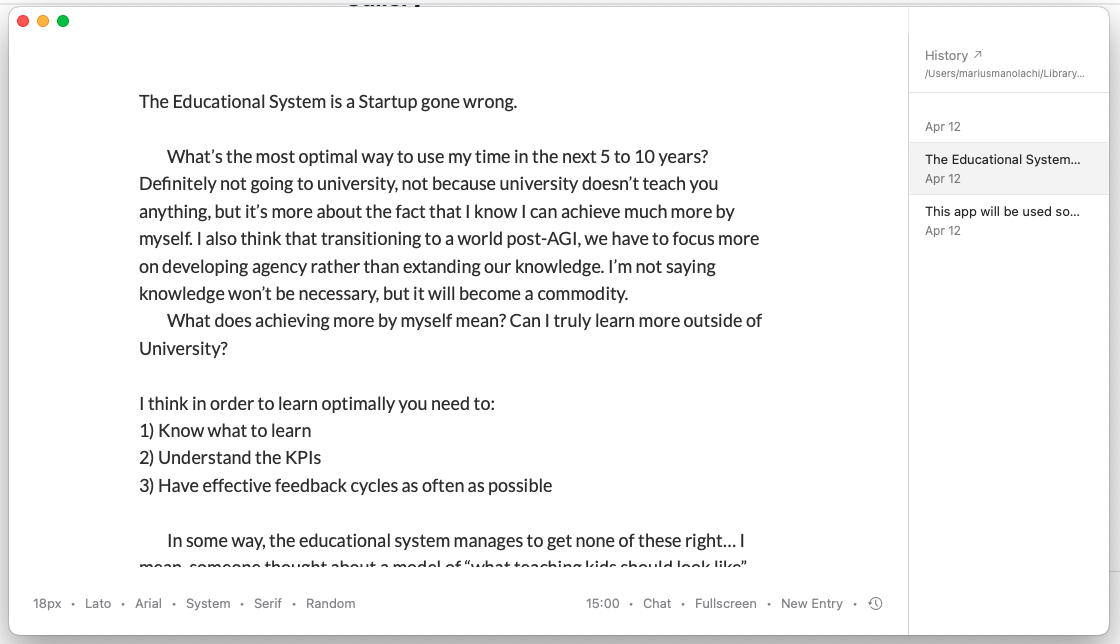 FreeWrite - Одно простое, чистое место для непрерывного писать медиа 2