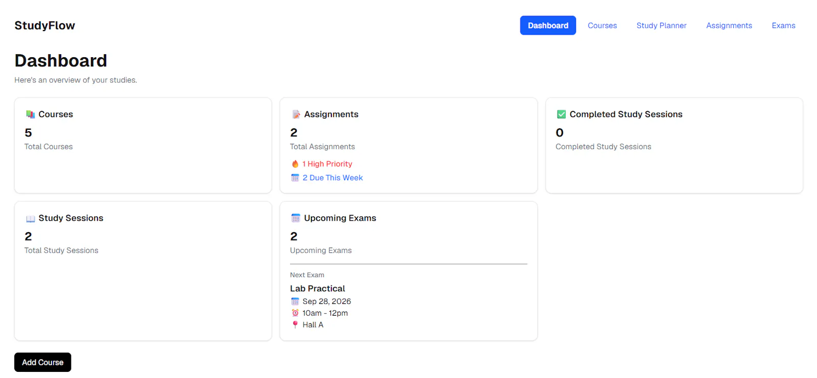 StudyFlow screenshot 1