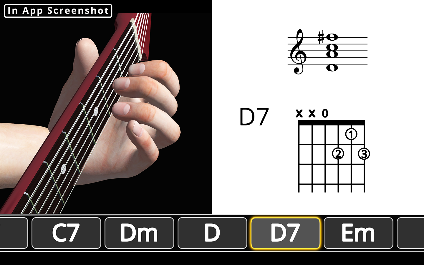 Basic Guitar Chords 3D gallery image