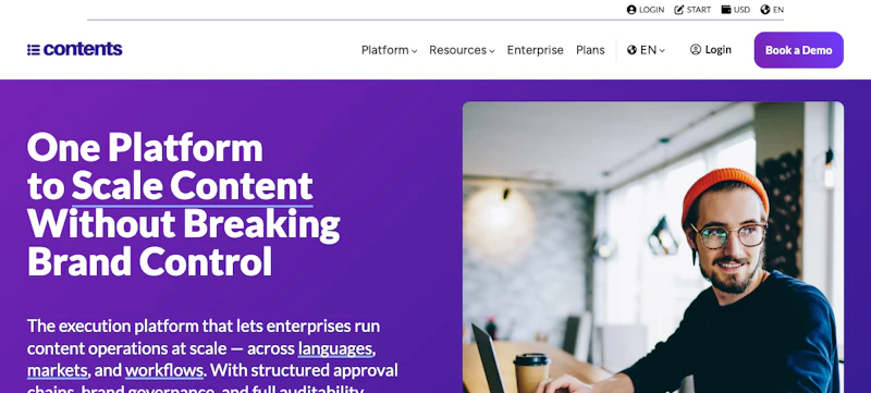 Contents.com screenshot 1