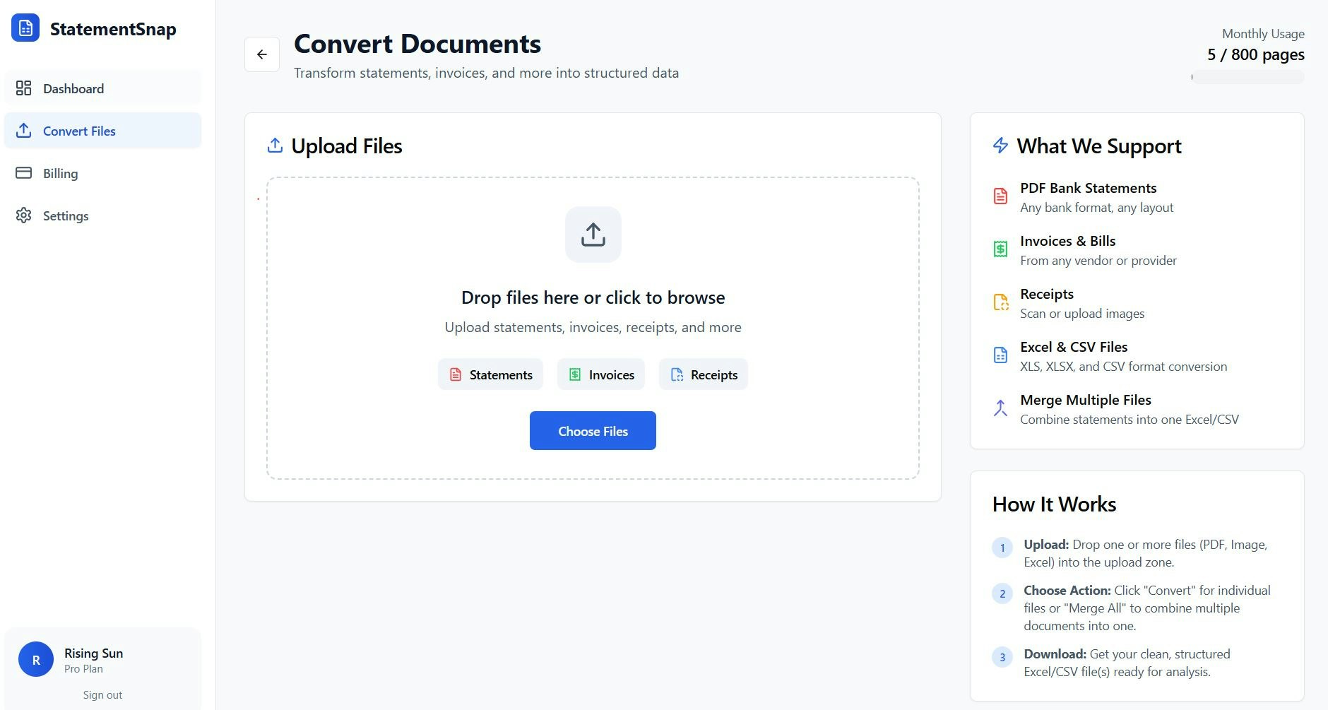 StatementSnap - 財務諸表を即座に整理して分析しますメディア2