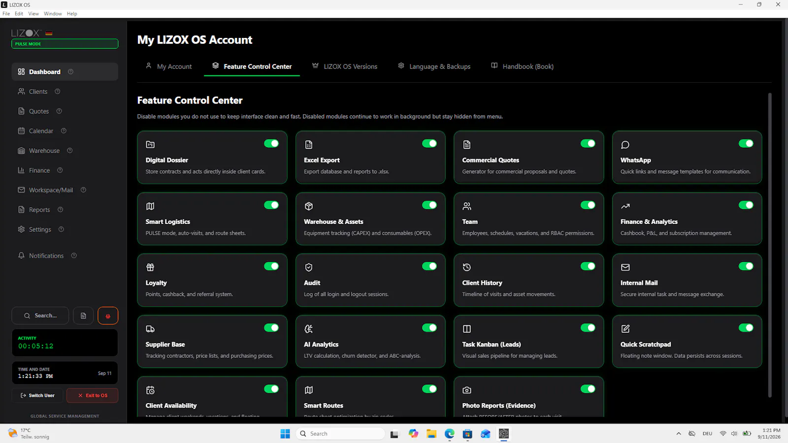 LIZOX OS screenshot 7