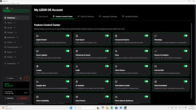 LIZOX OS screenshot 7