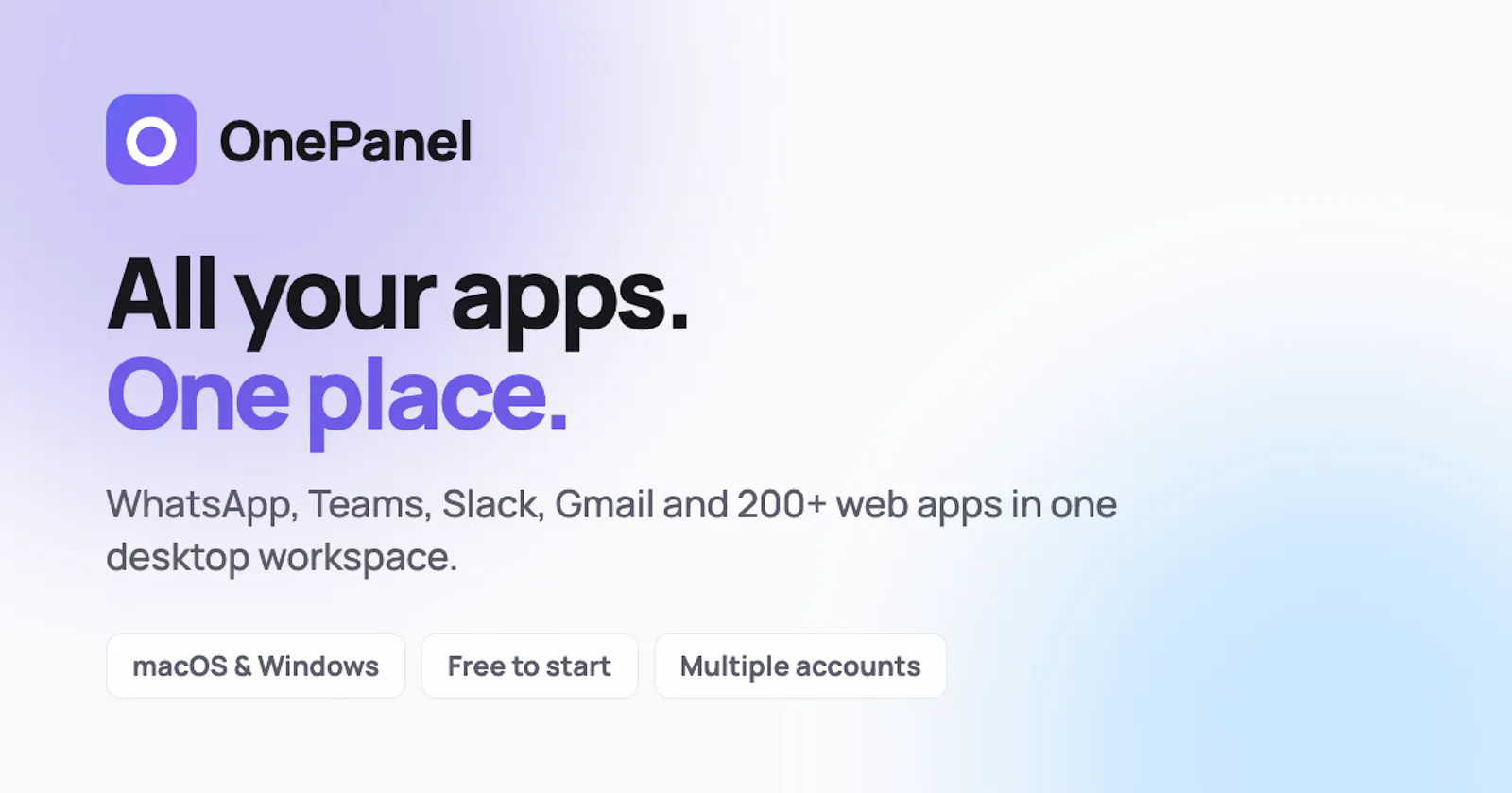 OnePanel screenshot 1