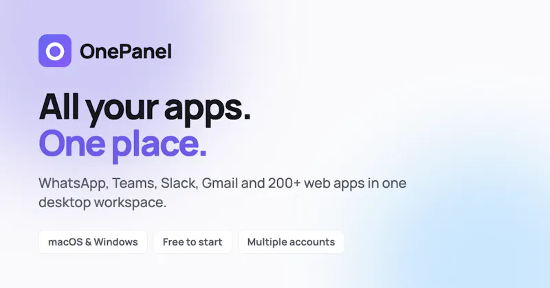 OnePanel screenshot 1