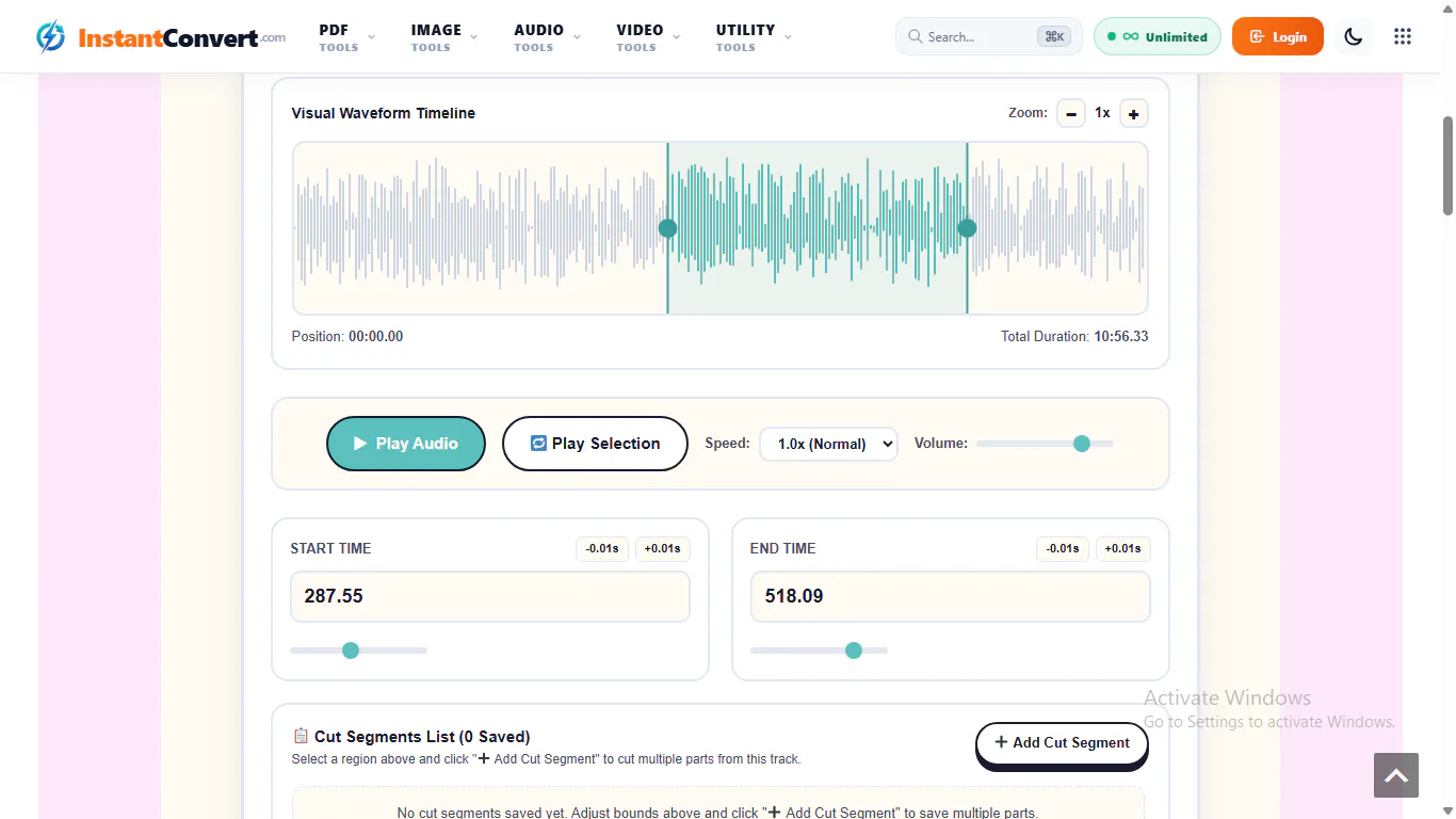 Audio trimmer (offline) gallery image