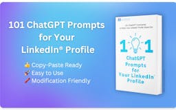 101 ChatGPT Prompts for LinkedIn Profile media 2