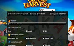 Solitaire Grand Harvest Coins Hack 2023 media 1