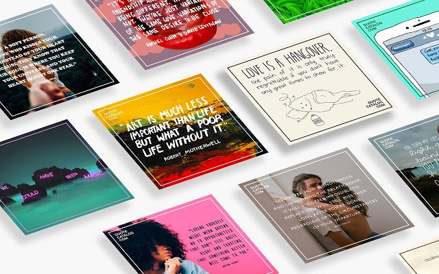 Quote Catalog - Chrome Extension gallery image