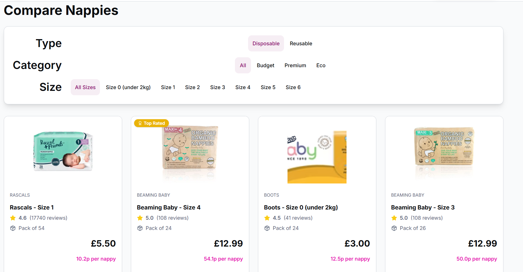 Mídia 2 de Compare o Nappies UK - Encontre a melhor fralda para você
