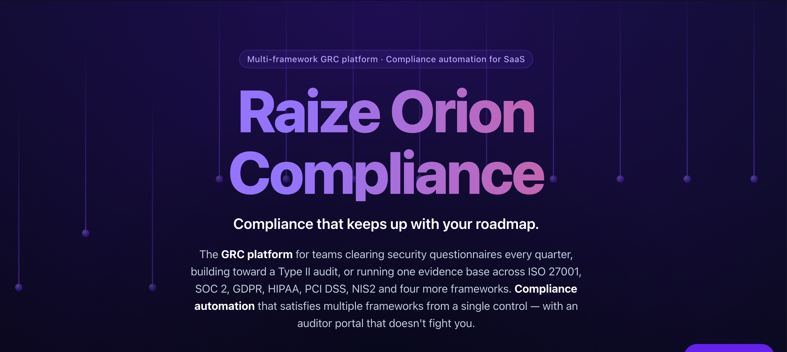 Raize Orion Compliance gallery image