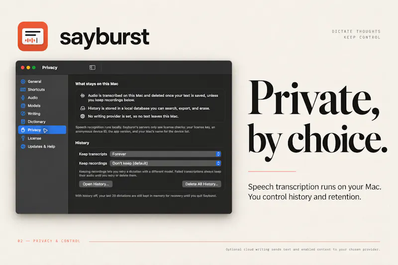 Sayburst screenshot 2