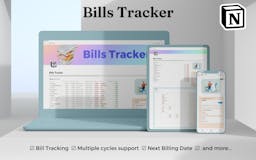 Bills Tracker ✖️ Notion AI media 2