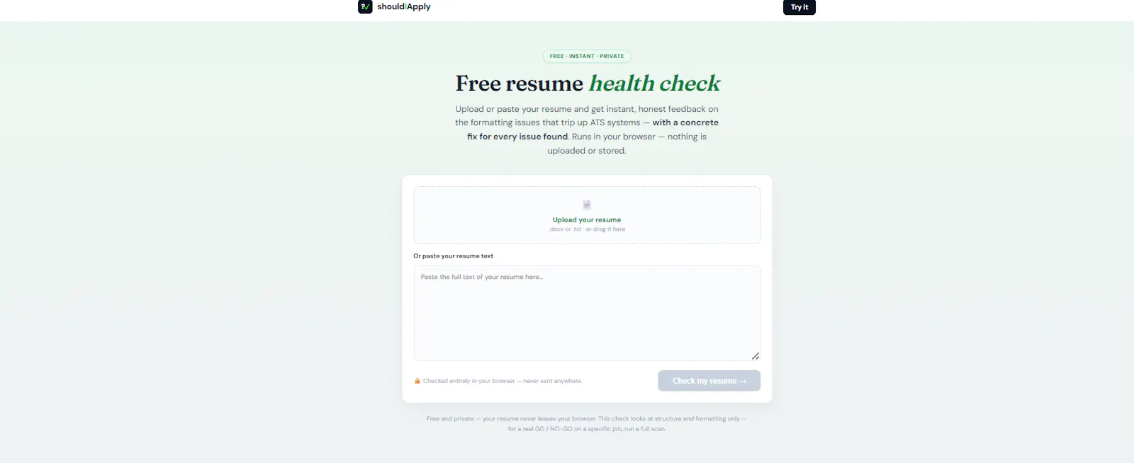 shouldIApply screenshot 2