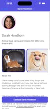 The Pet Sitter iOS App gallery image