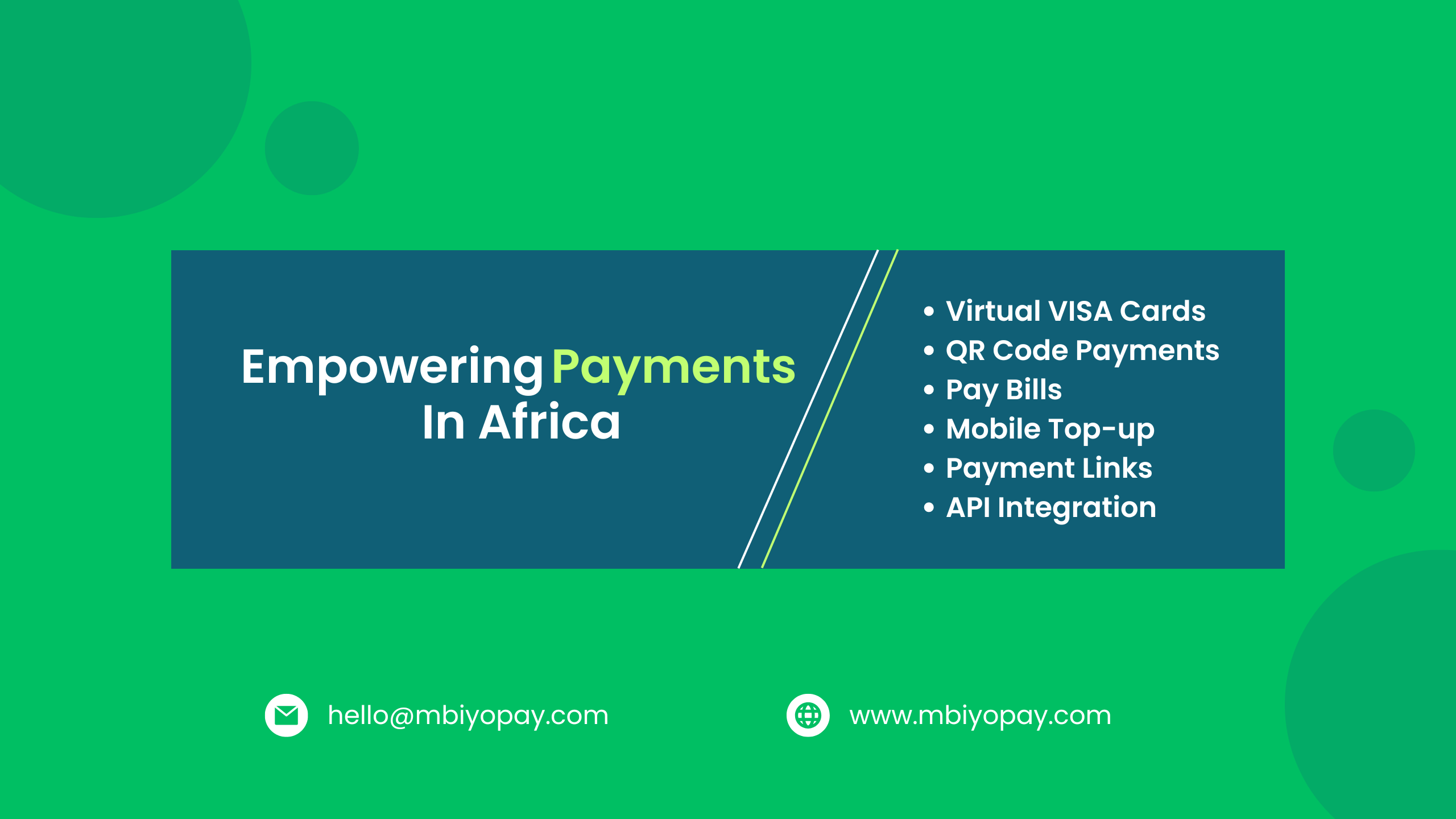 00biyopay - Afrikaner alle in einem Zahlungsgateway Medien 2