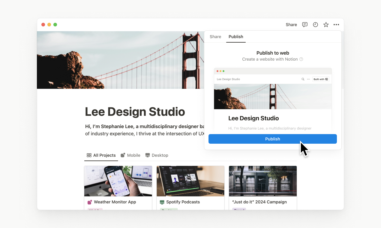 Notion Sites - Launch a beautiful website in minutes media 3