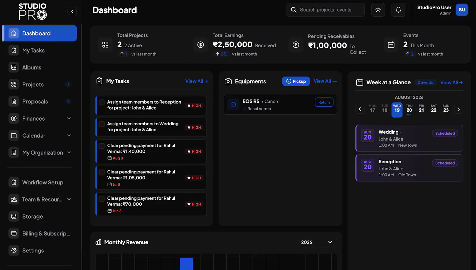 StudioPro screenshot 1