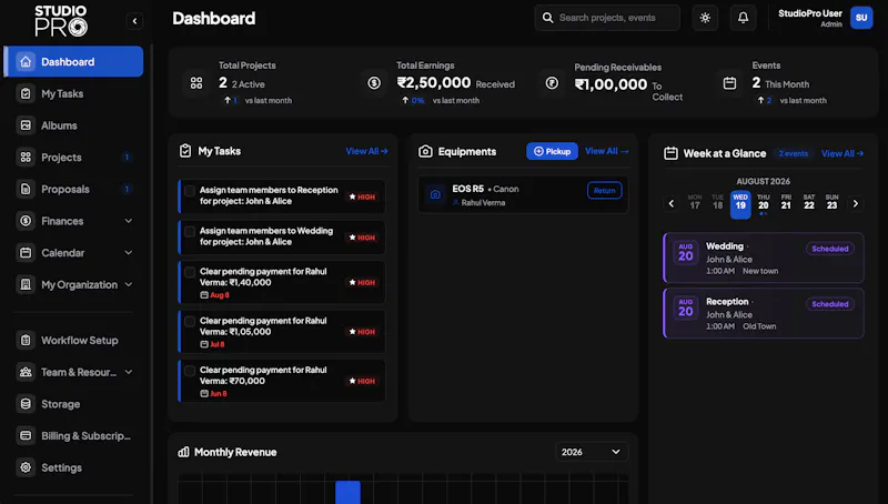 StudioPro screenshot 1