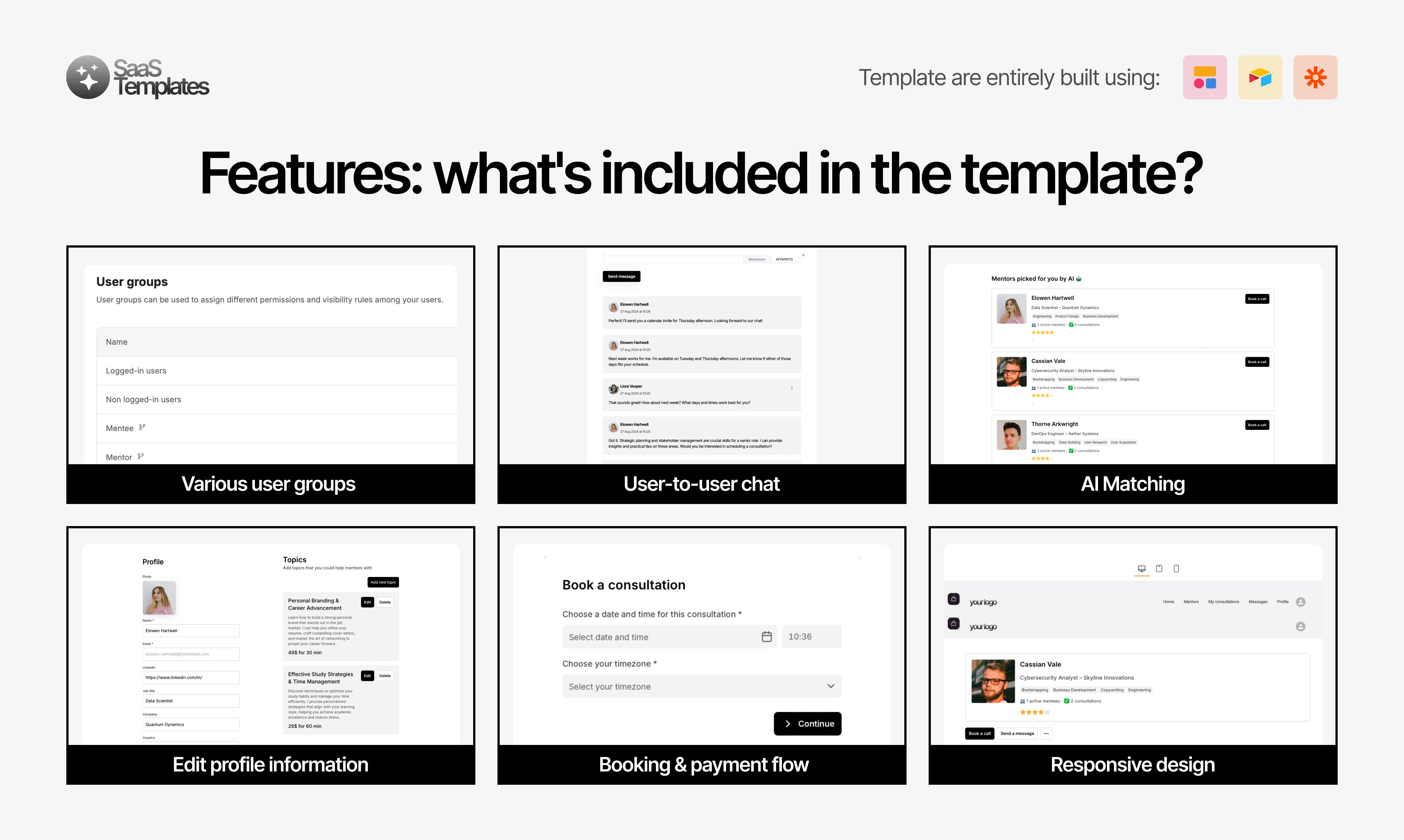 SaaS Templates gallery image