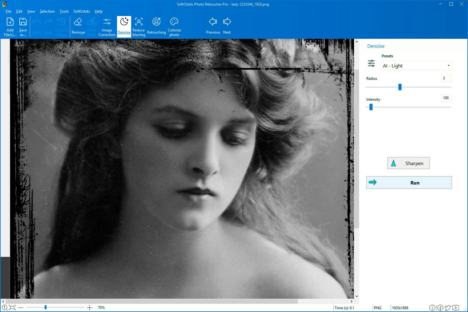 Media Photo Softorbit Retouching - Phục hồi những bức ảnh cũ với bộ chỉnh sửa Softorbits 4