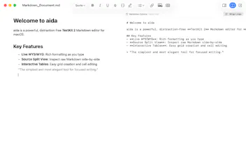aida — Native Markdown Editor for macOS gallery image