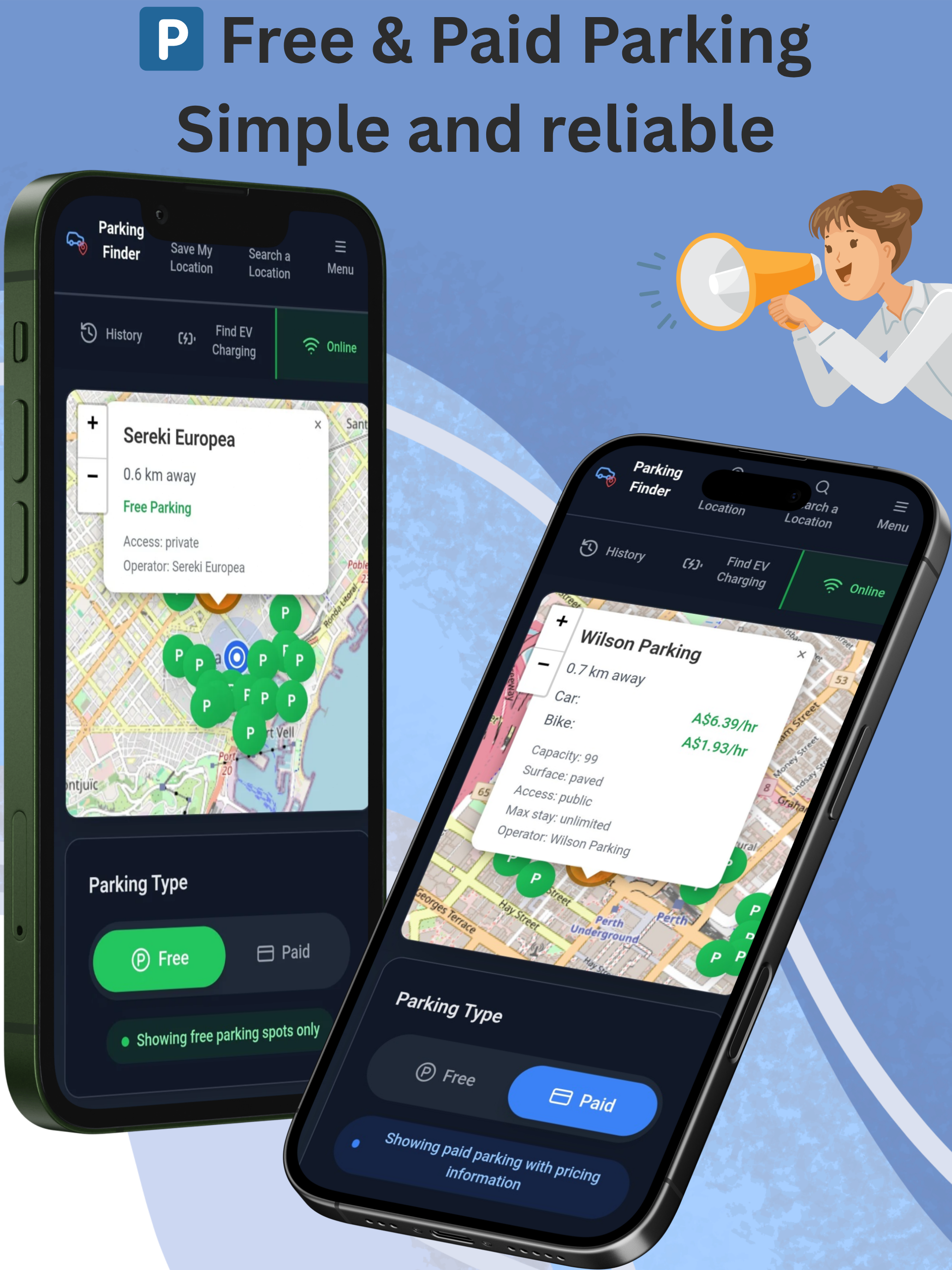 ParkingFinder.tech - 查找停車場，電動汽車和加油站，全球快速輕鬆 media 6
