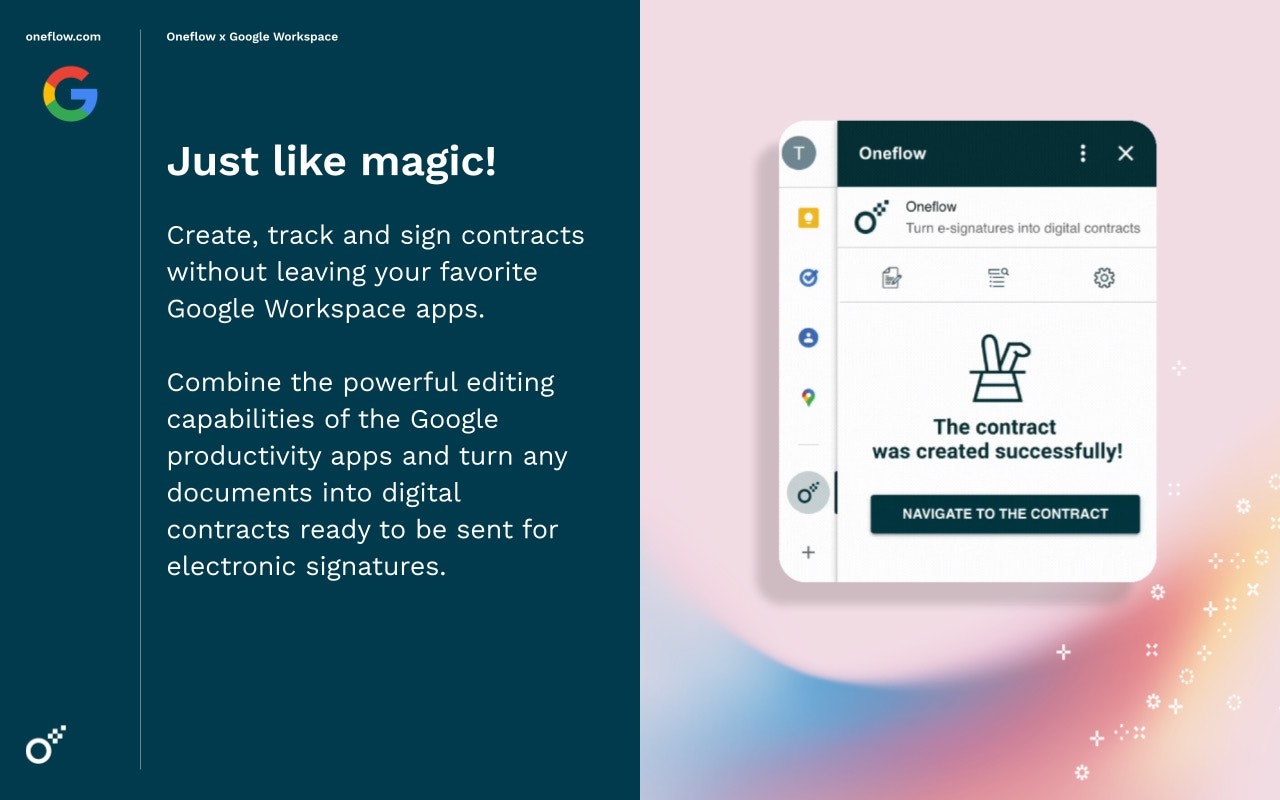 OneFlow لمساحة عمل Google media 7