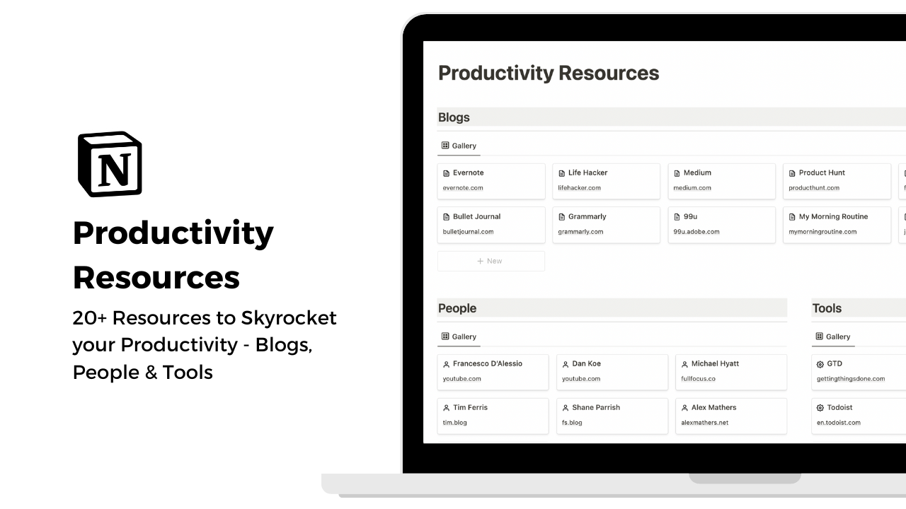 Notion Productivity Tracker - Organiseer taken, stel doelen en schrijf een dagboek media 3