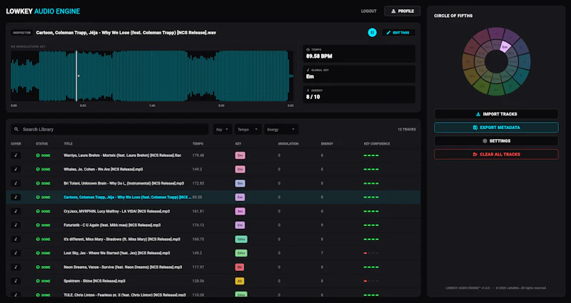 Lowkey Audio Engine screenshot 2