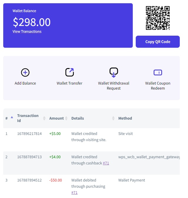 WooCommerce Pro için Cüzdan Sistemi media 4