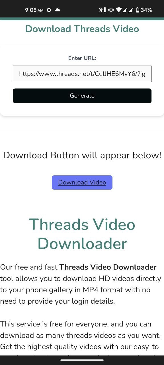 Threads Video Downloader gallery image